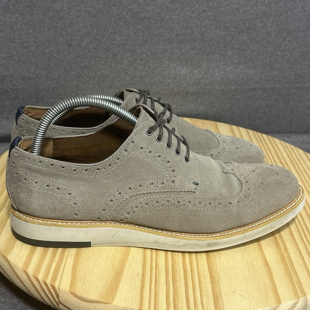 Blake Mckay‎ Carson Wingtip Suede Oxfords Men's Size 9.5 Lace Up Shoes Casual